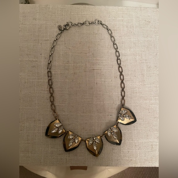 Jcrew tortoise and gold statement necklace - Picture 1 of 4